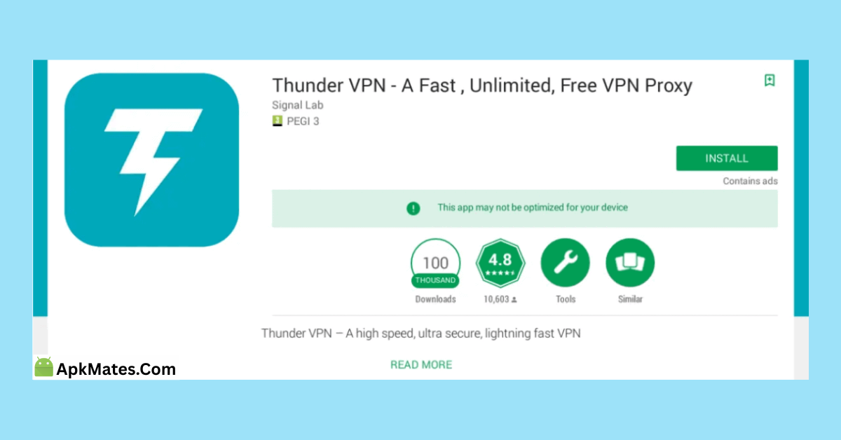 One-Click Free Download Thunder VPN 5.3.9