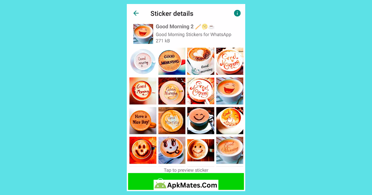 Good Morning Stickers Download APK Free for Android 10 Instant access with one click Good Morning Stickers APK (1)