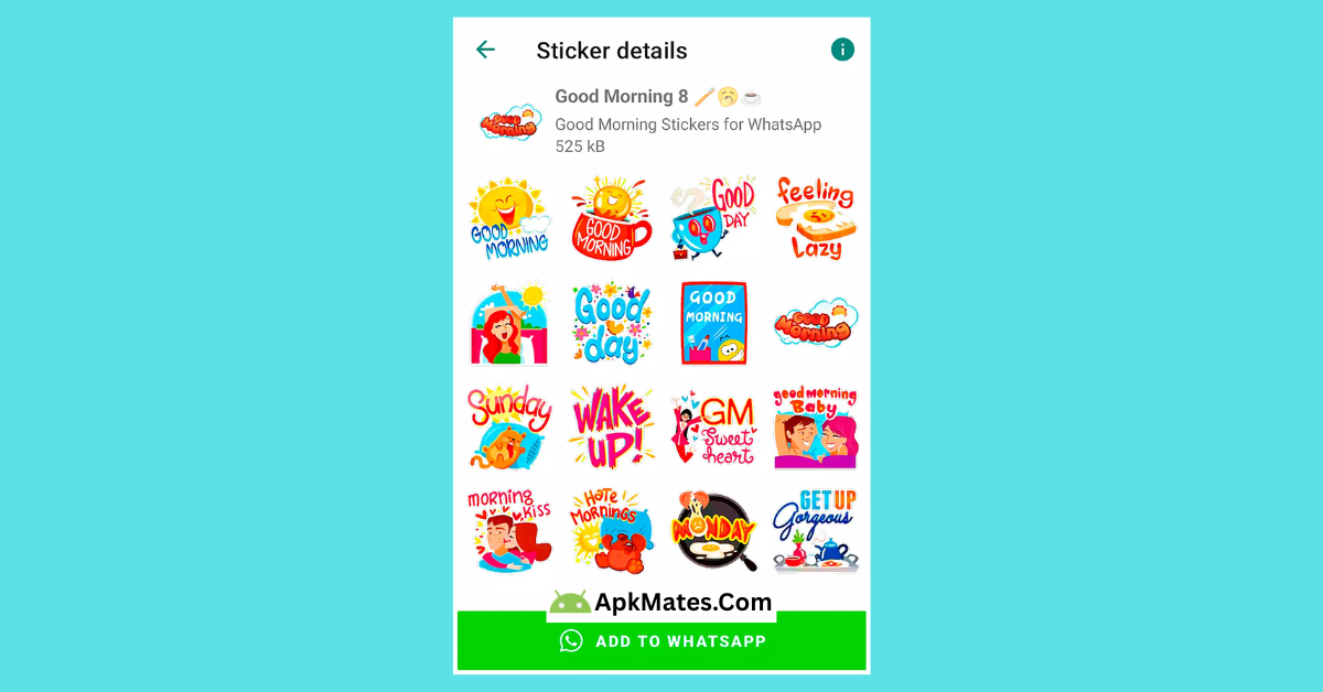 Good Morning Stickers Download APK Free for Android 12 Don’t miss this free deal Good Morning Stickers APK (3)