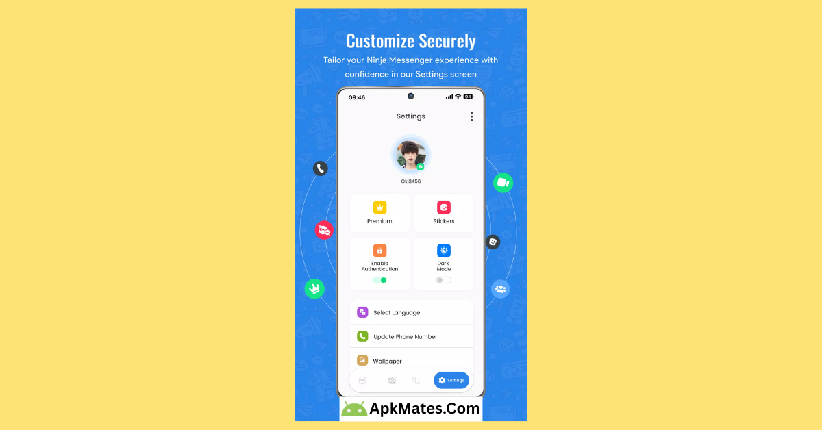 Download Ninja Private Messenger 1.2.8 APK Free 12 Get the latest version free Ninja Private Messenger 1.2.8 APK (3)