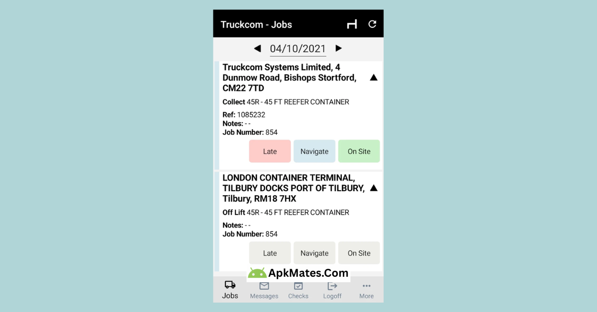 Start Download Truckcom Driver APK