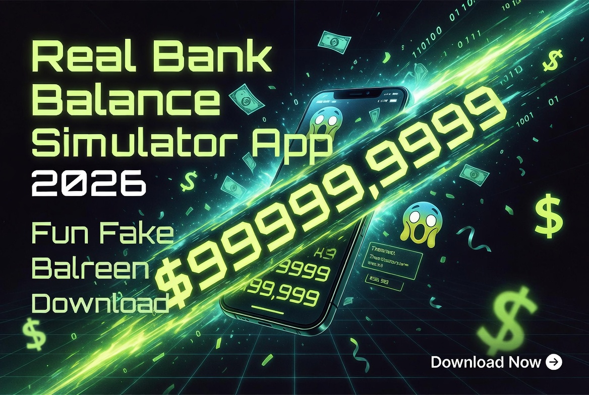 bank balance prank app